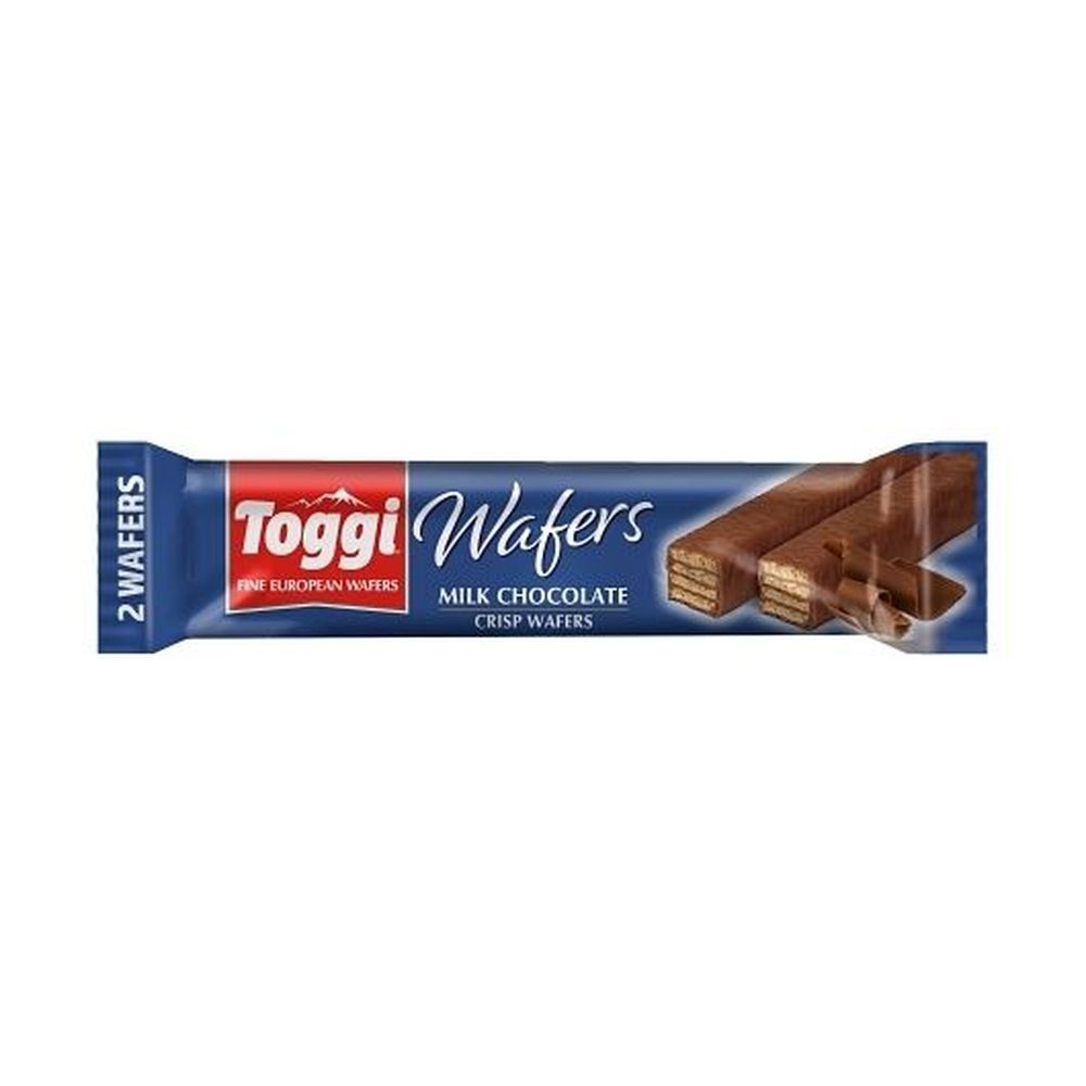 Toggi European Milk Chocolate Wafer, 1.75 Ounce -- 144 Per Case
