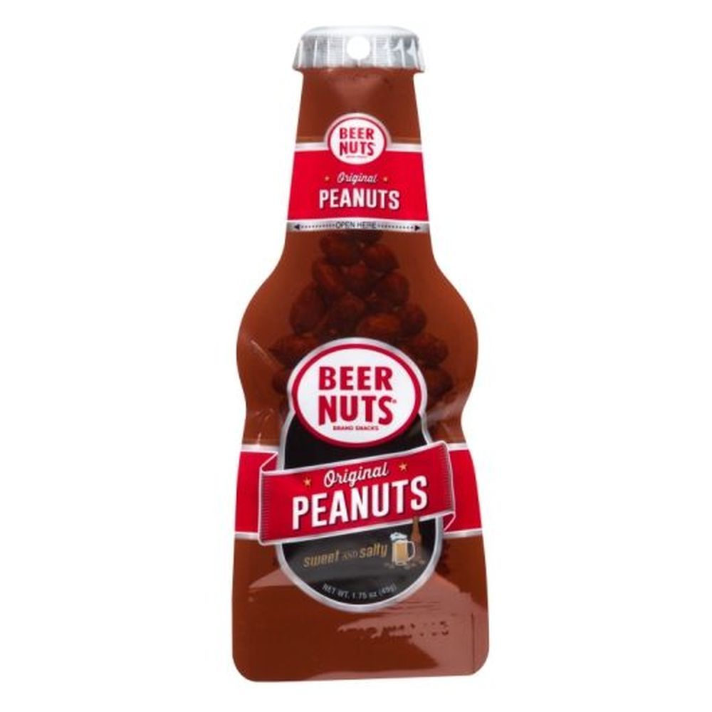 Beer Nuts Original Peanut Beer Bottle Bag, 1.75 Ounce -- 48 Per Case