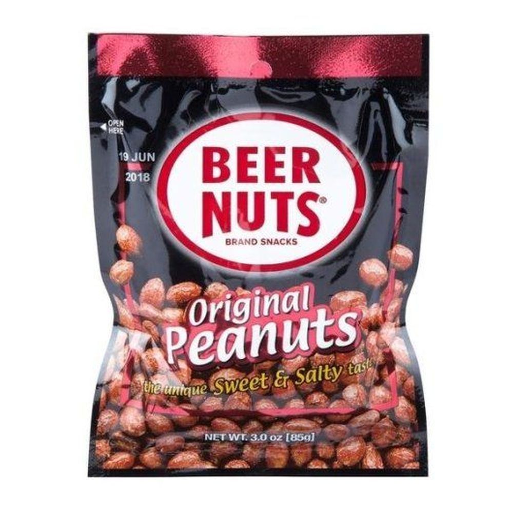 Beer Nuts Original Peanut, 3 Ounce, 12 Count -- 48 Per Case