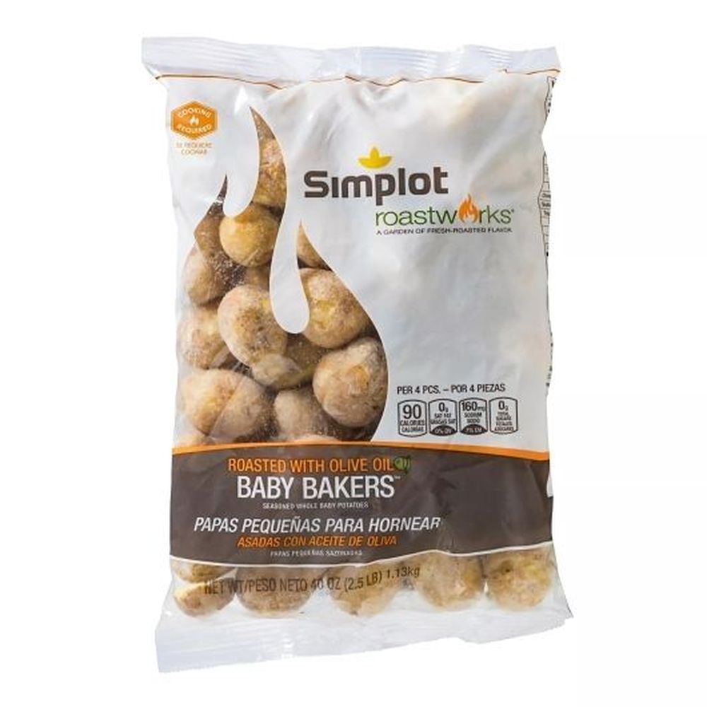 Simplot Roastworks Roasted Mini Baby Bakers Potato, 2.5 Pound -- 6 Per Case