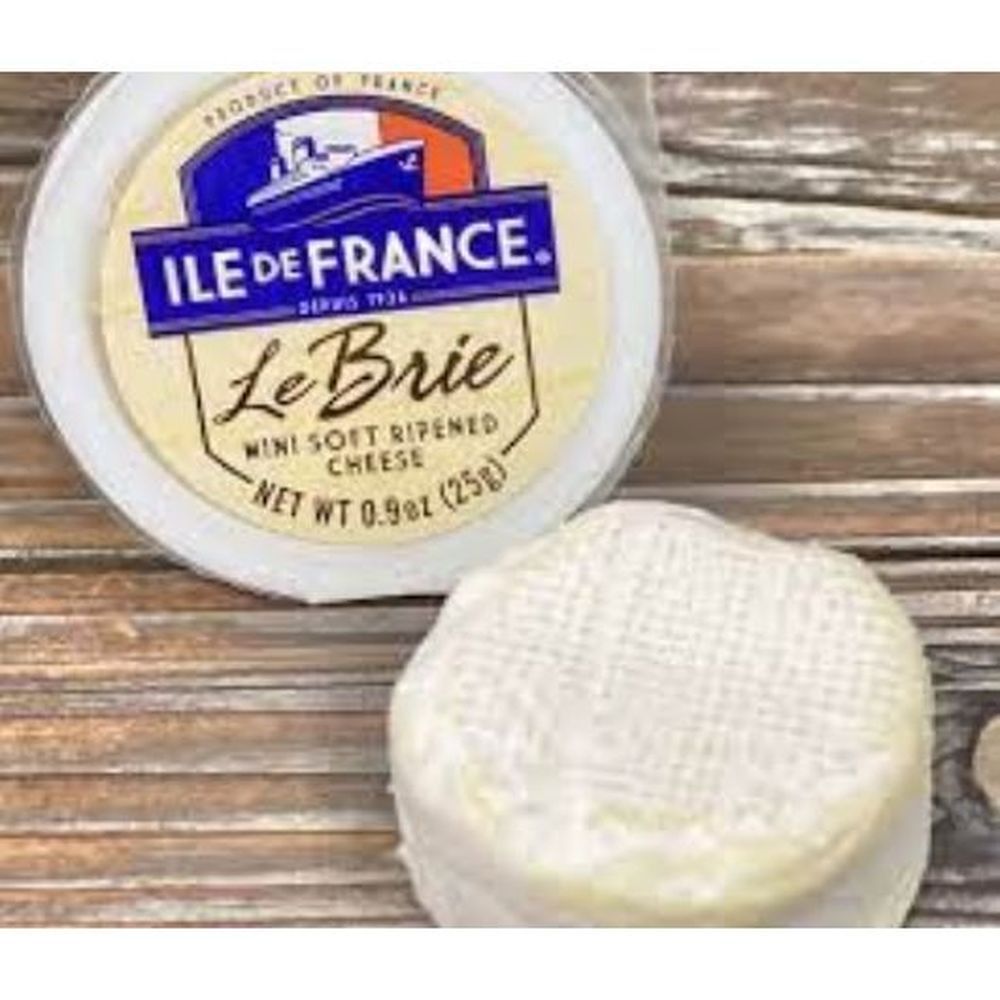 Ile De France Single Serve Brie Cheese, 0.9 Ounce -- 60 Per Case