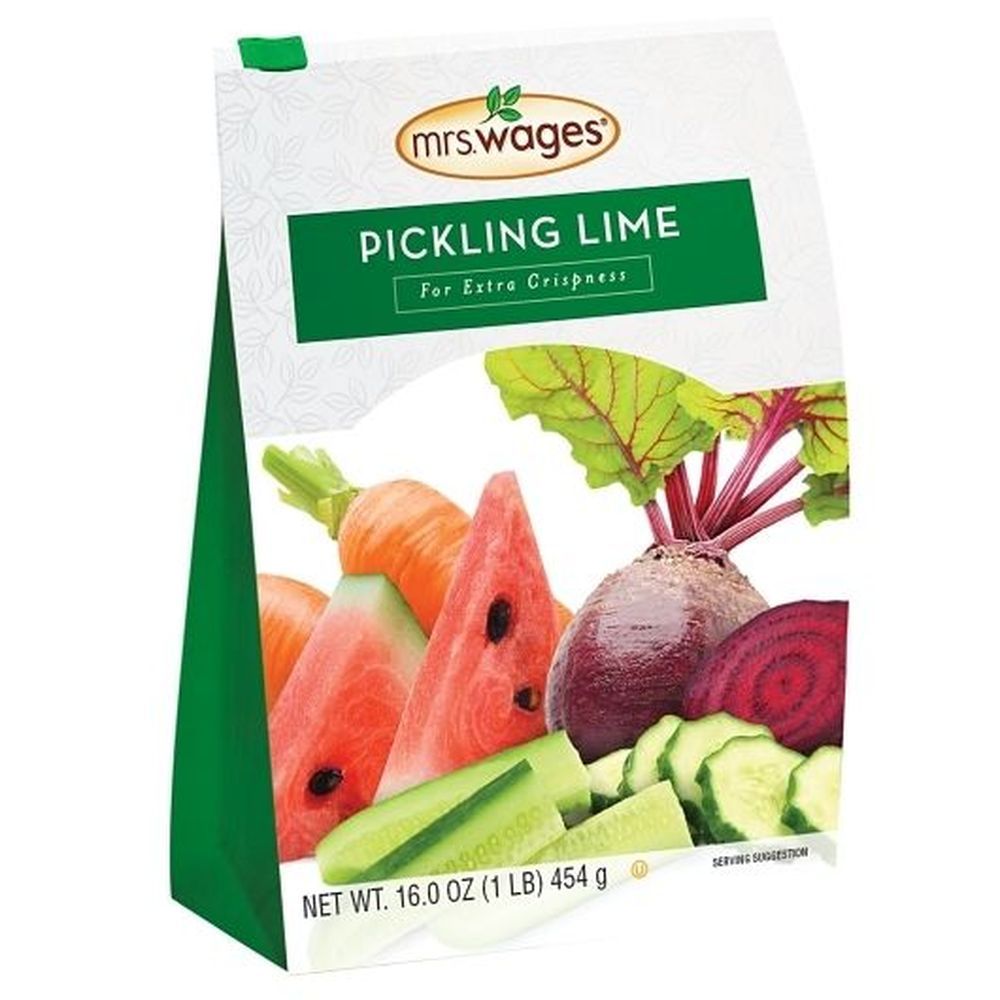 Mrs. Wages Pickling Lime, 1 Pound -- 6 Per Case
