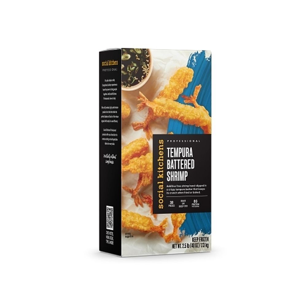 Social Kitchens Tempura Battered Shrimp, 2.5 Pound -- 4 Per Case
