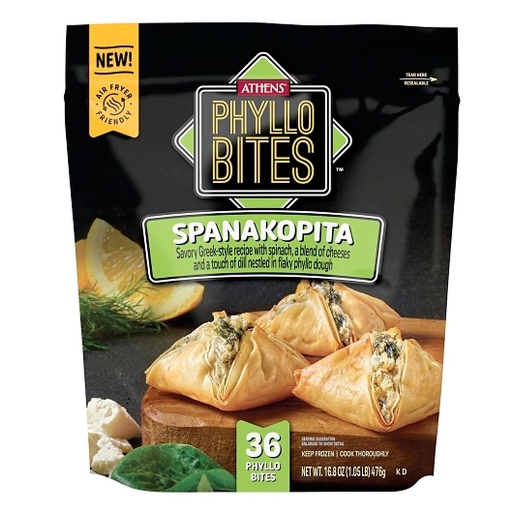 Athens Phyllo Bites Spanakopita, 16.8 Ounce -- 6 Per Case