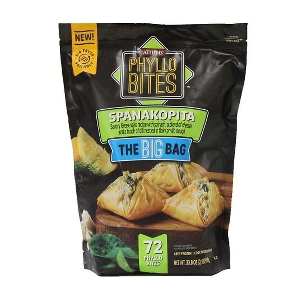 Athens Spanakopita Phyllo Bites, 72 Count -- 9 Per Case