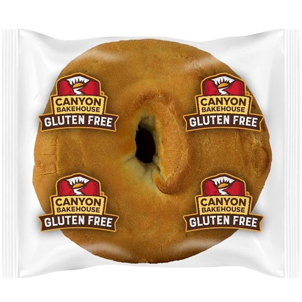 Canyon Bakehouse Plain Bagel, 3.5 Ounce -- 30 Per Case