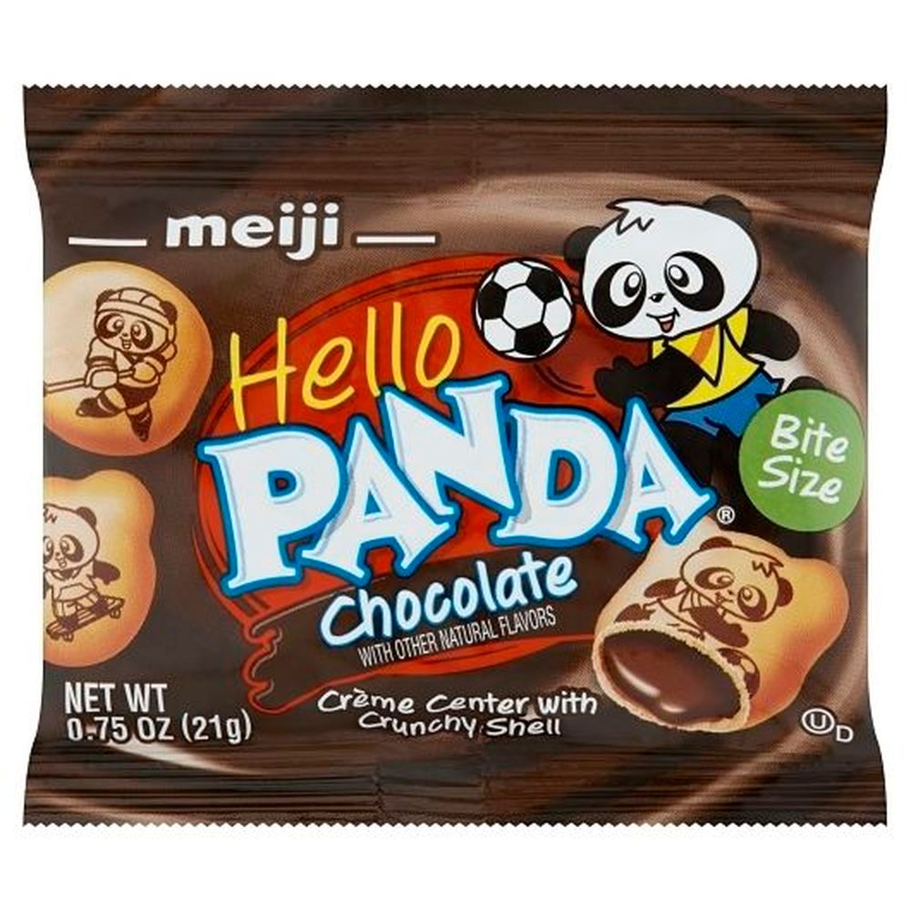 Hello Panda 0.75 Ounce Chocolate Creme Filled Bite Size Cookie, 300 Count