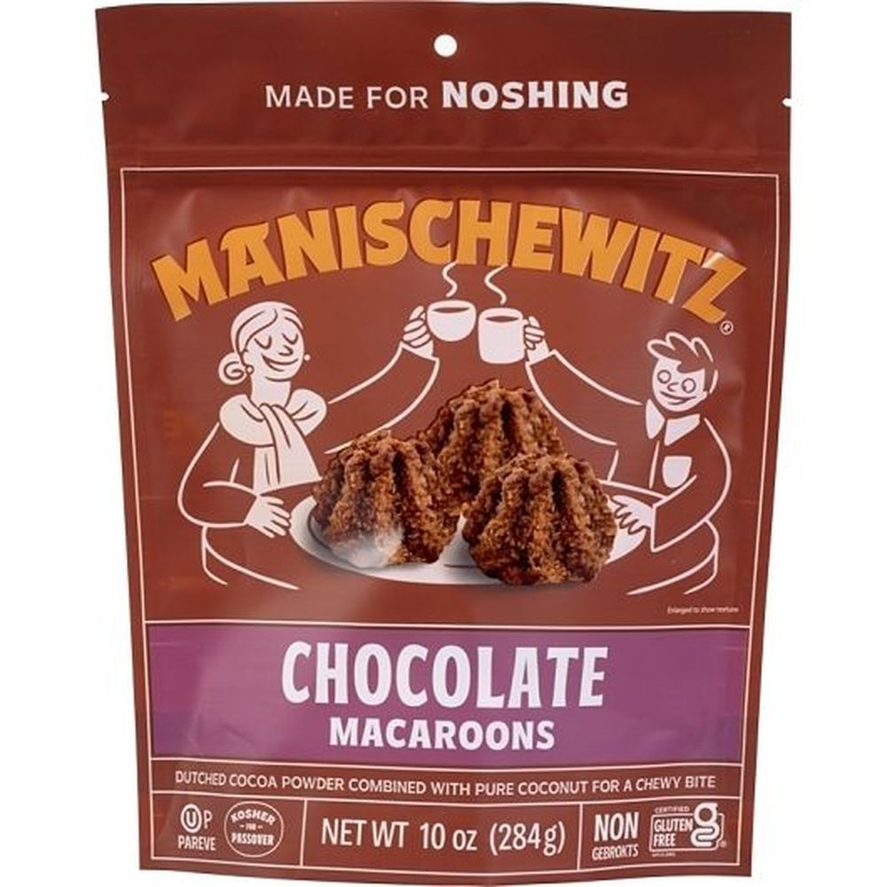Manischewitz Chocolate Macaroons, 10 Ounce -- 12 Per Case