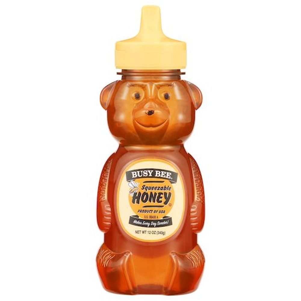 Busy Bee Squeezable Honey, 12 Ounce -- 12 Per Case