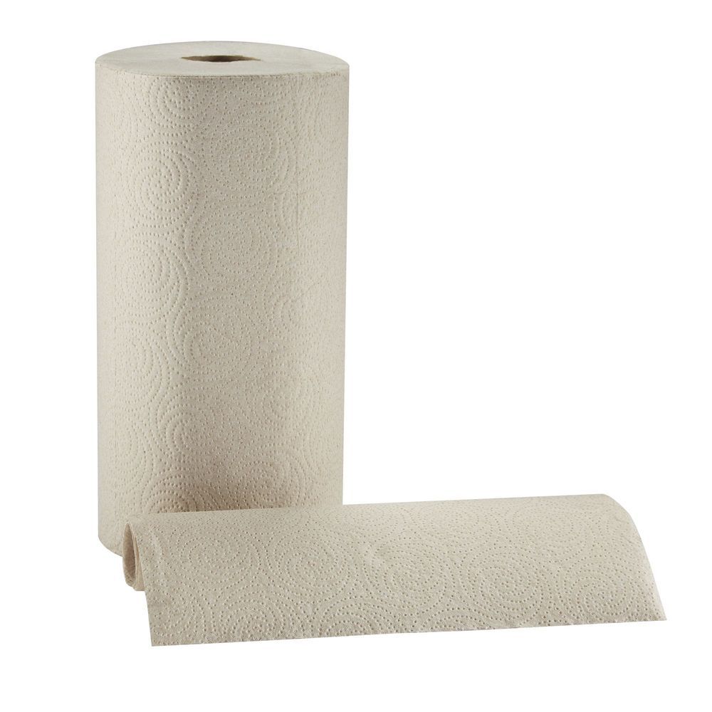 Pacific Blue Basic Brown 2-ply Recycled Paper Perforated Towel, 250 Count -- 12 Rolls Per Case