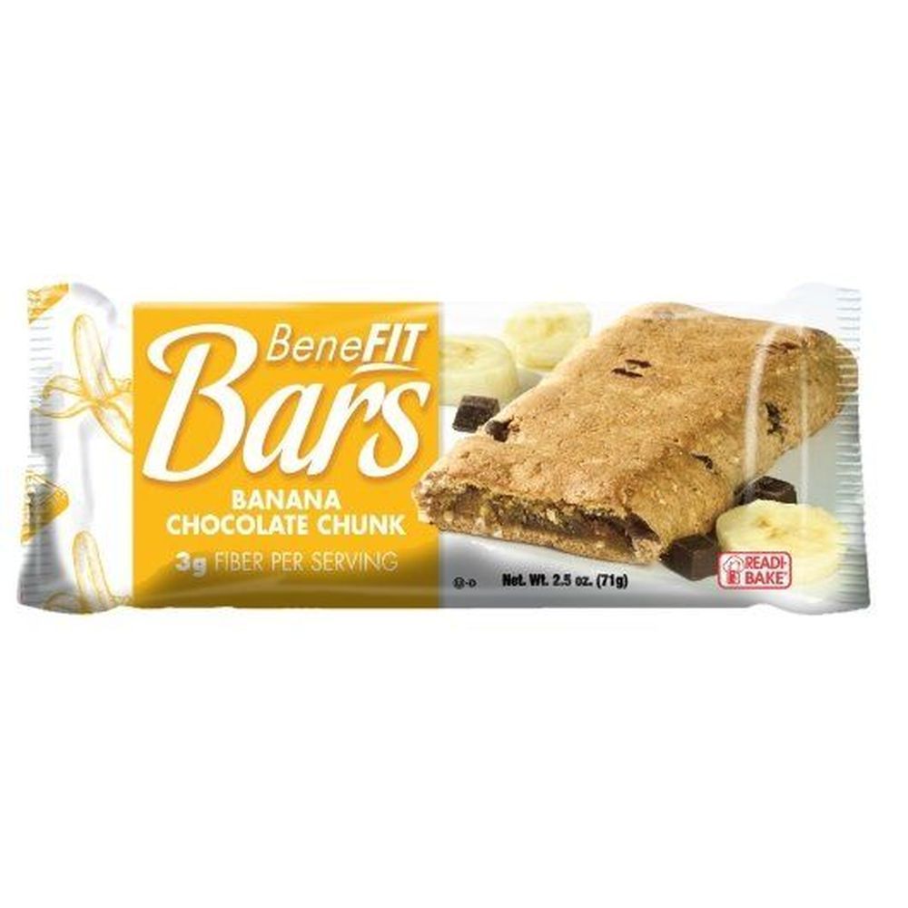 Readi-bake Benefit Banana Chocolate Chunk Benefit Bar, 2.5 Ounce -- 48 Per Case