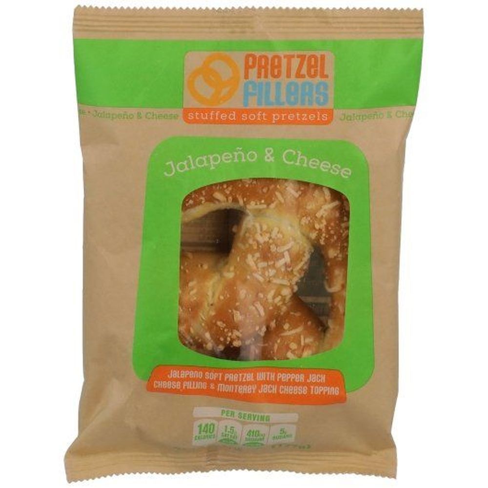 Pretzel Fillers Jalapeno And Cheese Stuffed Soft Pretzels, 6.25 Ounce -- 20 Per Case