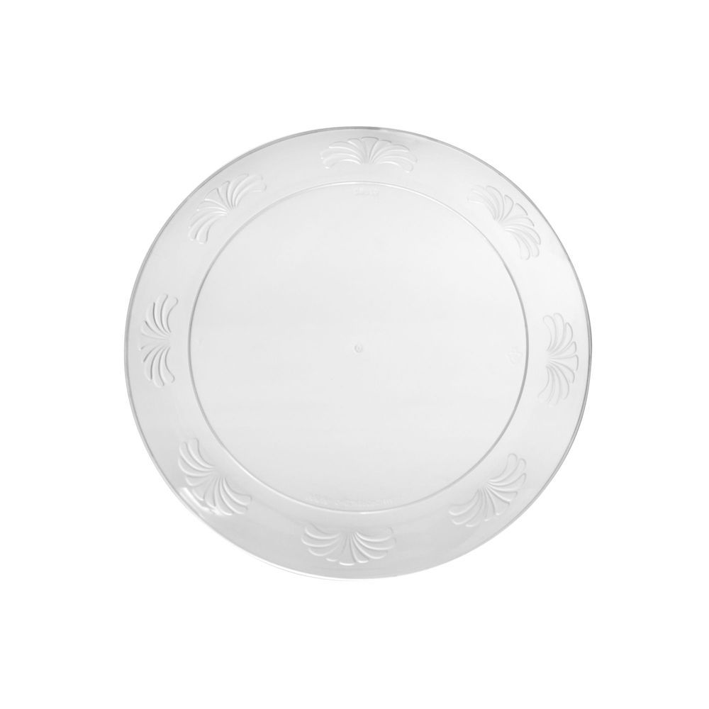 Wna Designerware Clear Polystyrene Round Plate, 7.5 Inch -- 180 Per Case