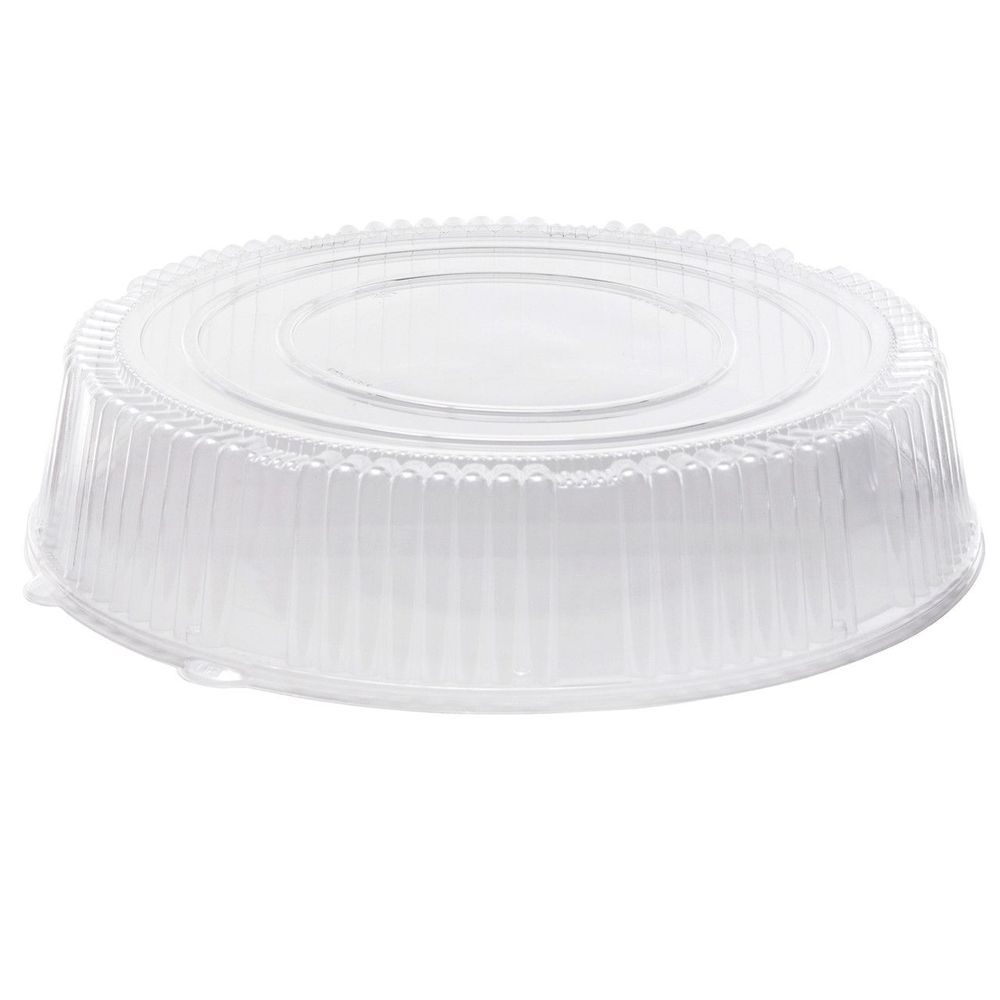 Caterline Clear Pet Round High Dome Lid Only, 18 X 18 X 3.55 Inch -- 25 Per Case