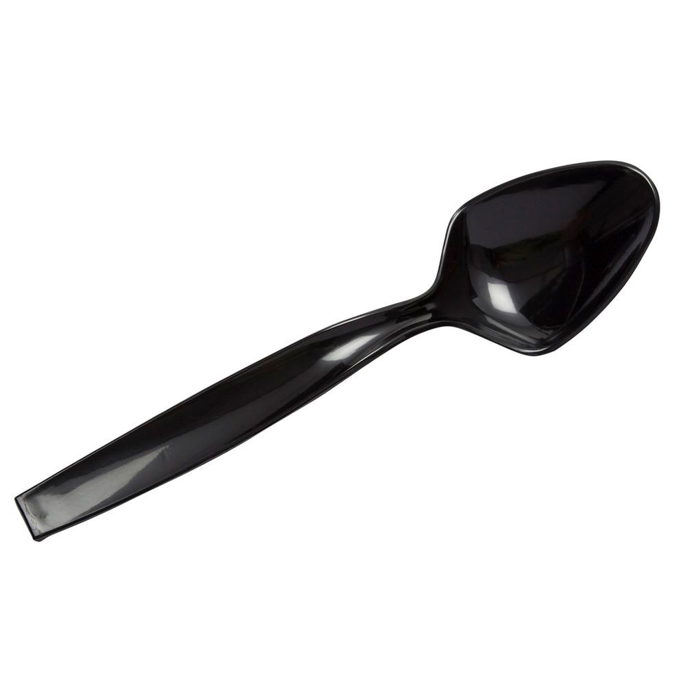 Wna Ecosense Black Number 5 Polypropylene Serving Spoon, 9 Inch -- 144 Per Case