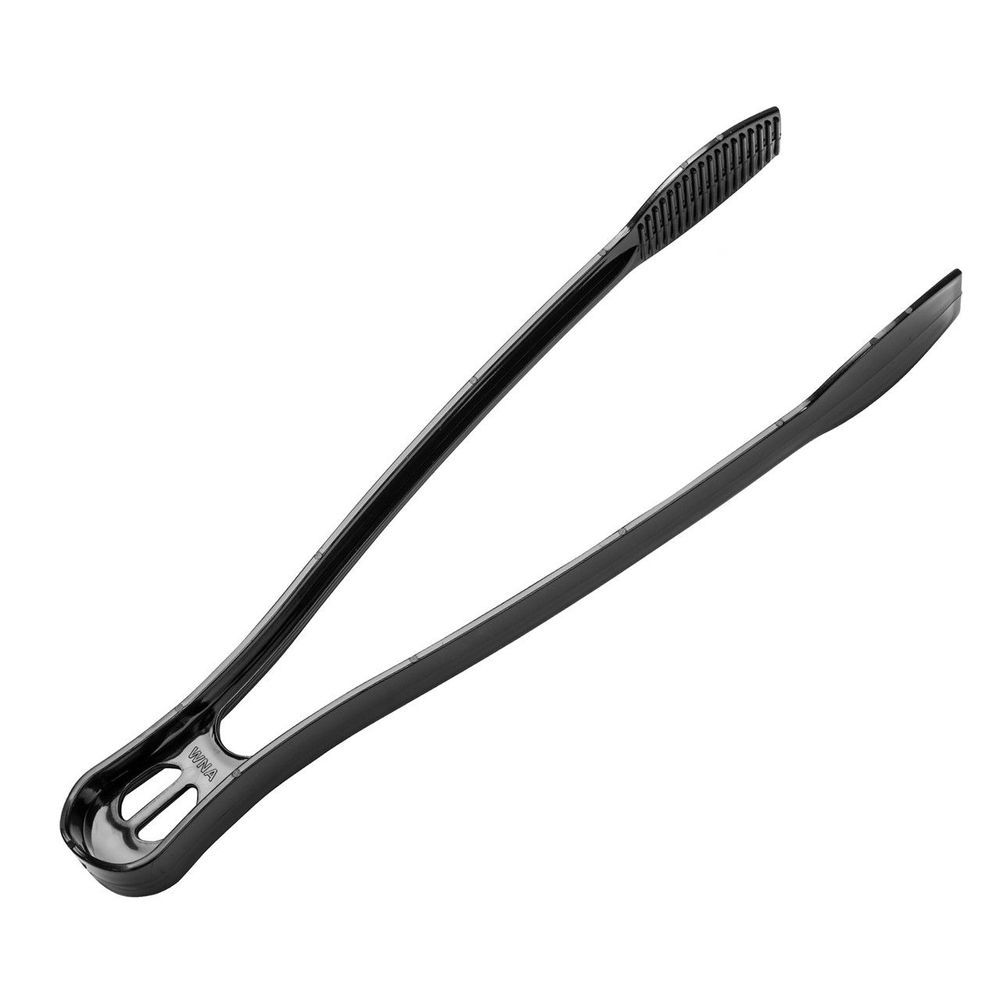 Caterline Individually Wrapped Black Polystyrene Serving Tongs, 9 Inch -- 48 Per Case
