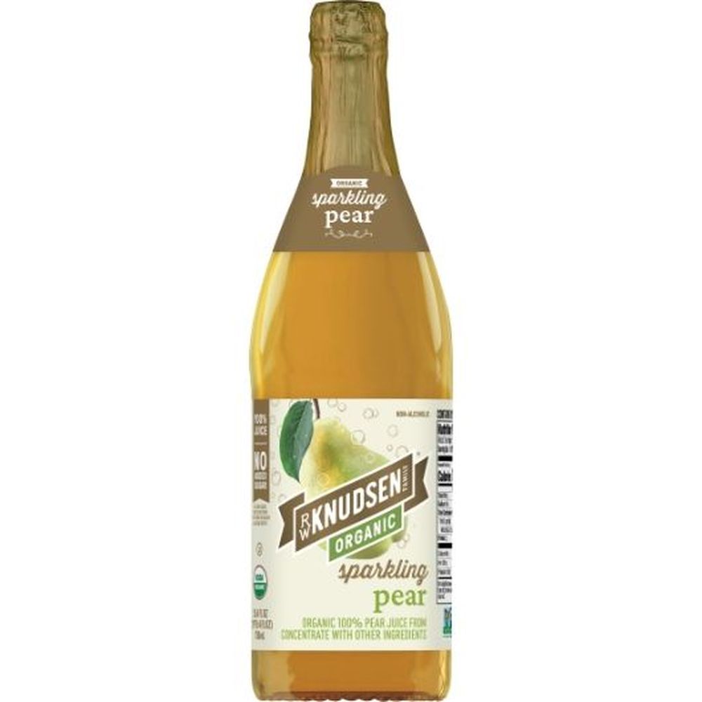 Rw Knudsen Organic Sparkling Pear Juice, 25.4 Fluid Ounce -- 12 Per Case