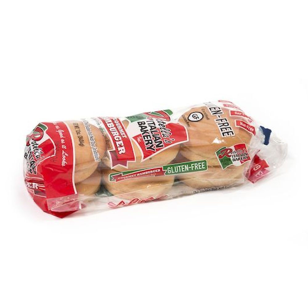 Rotella's Gluten Free Hamburger Bun, 4 Inch, 6 Count -- 12 Per Case