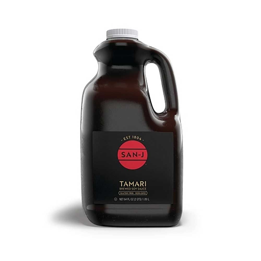 San-j Gluten Free Tamari Soy Sauce, 64 Ounce -- 6 Per Case