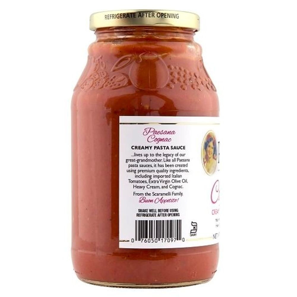 Paesana Reserve Cognac Creamy Pasta Sauce, 25 Ounce -- 6 Per Case