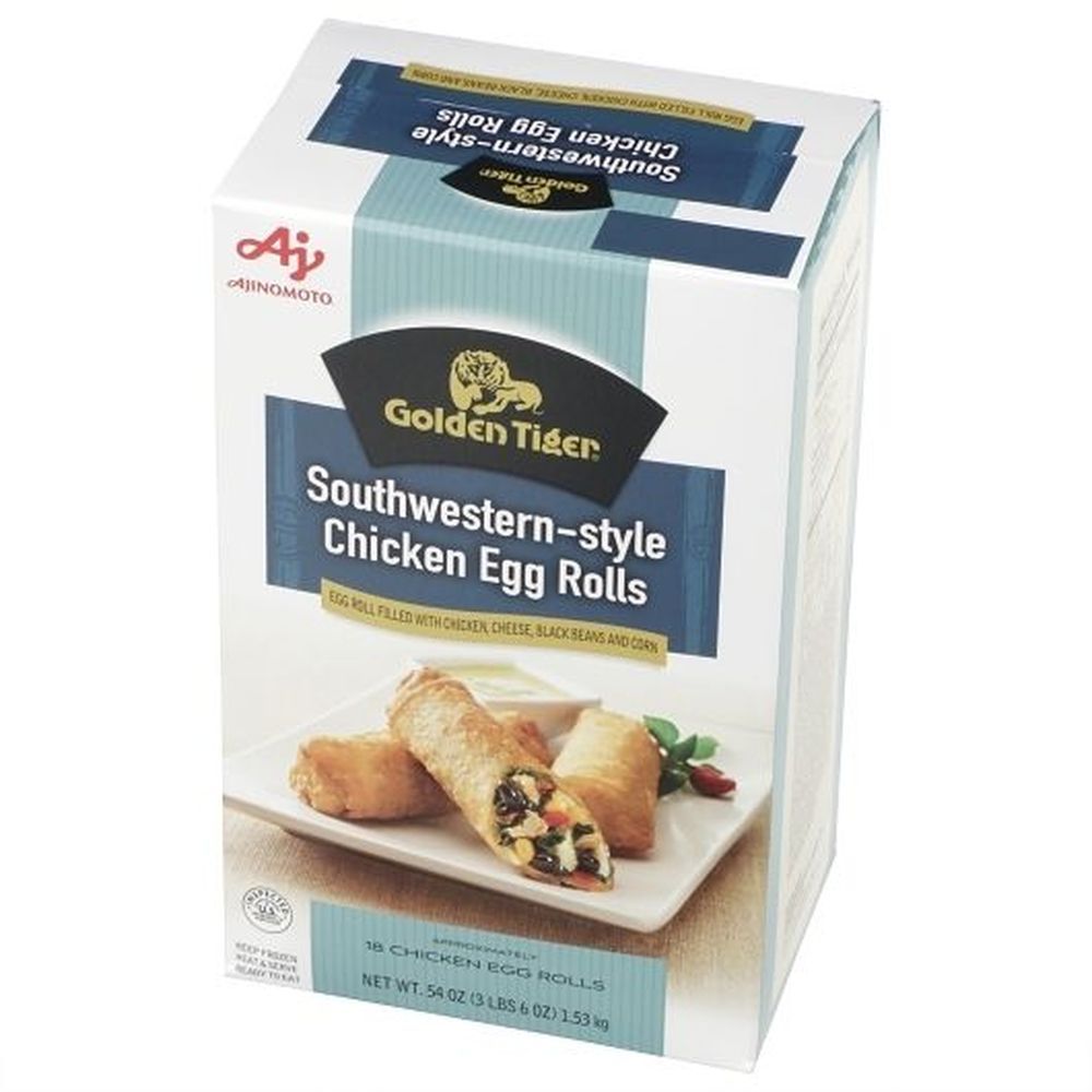Golden Tiger Southwestern Style Egg Roll, 3 Ounce -- 72 Per Case