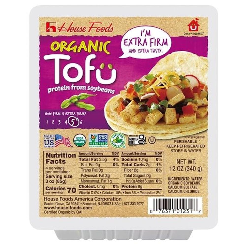 House Foods Organic Extra Firm Tofu, 12 Ounce -- 12 Per Case