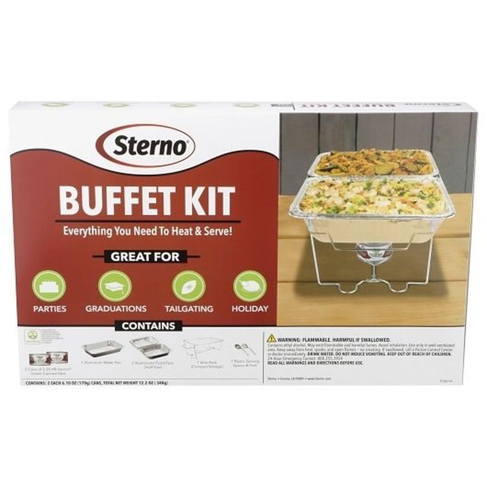 Sterno Full Size Buffet Kit, 4 Count