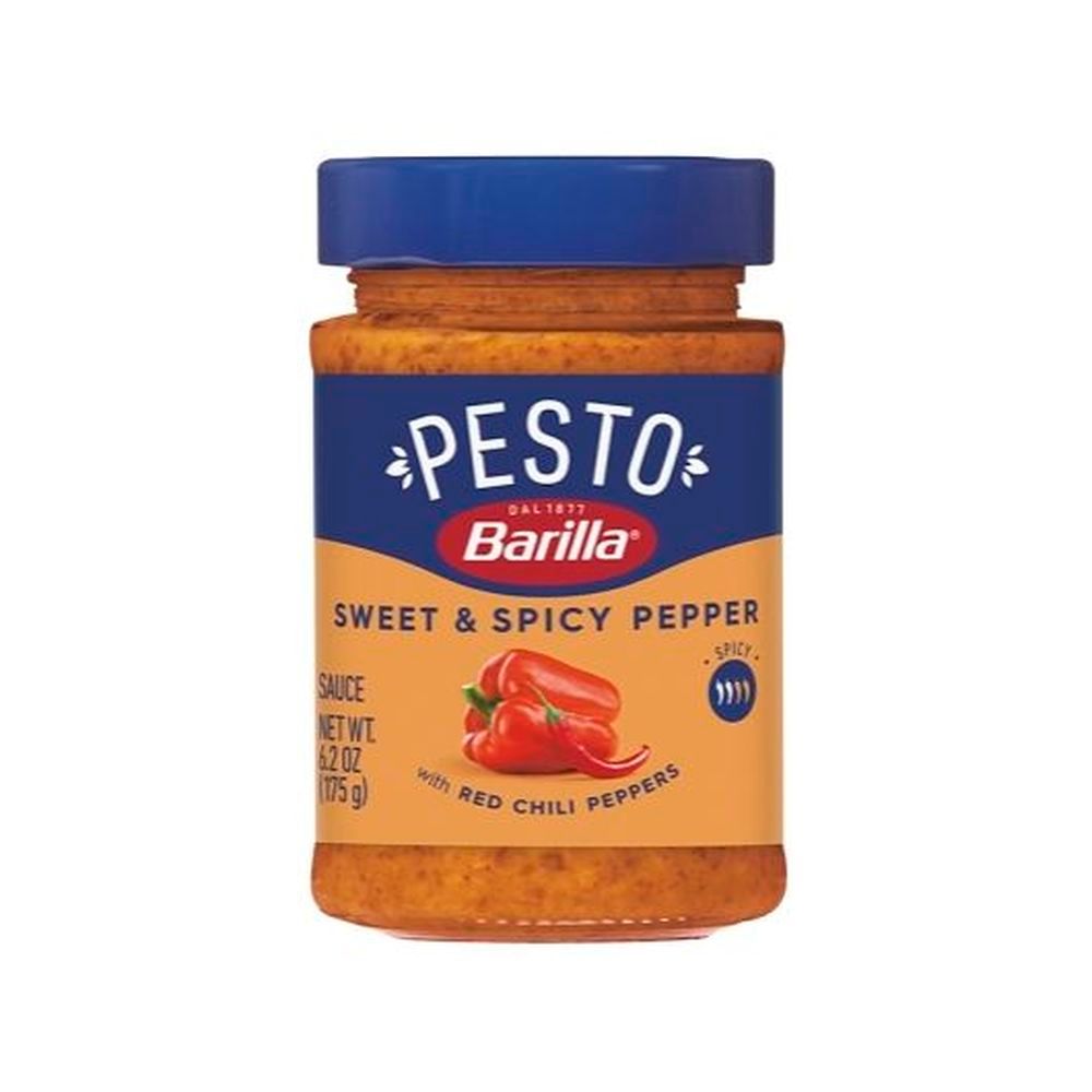Barilla Sweet And Spicy Pepper Pesto Sauce, 6.2 Ounce -- 8 Per Case