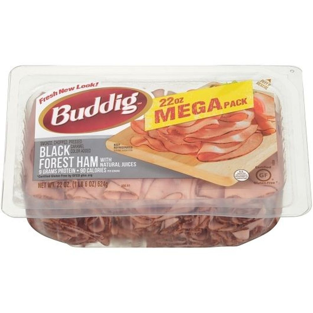 Carl Buddig Black Forest Ham - Mega Pack, 22 Ounce -- 6 Per Case