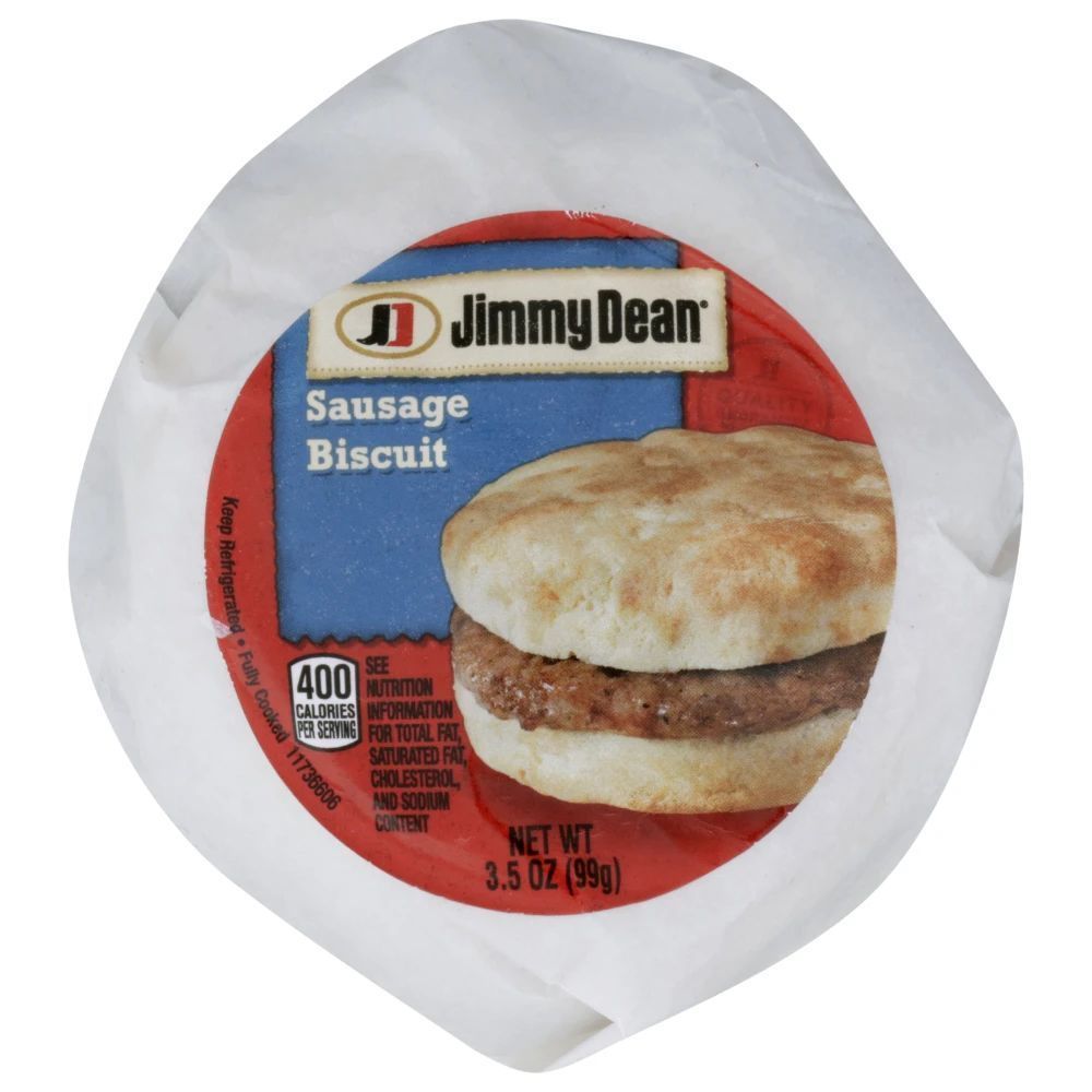 Jimmy Dean Sausage Biscuit, 3.5 Ounce -- 12 Per Case