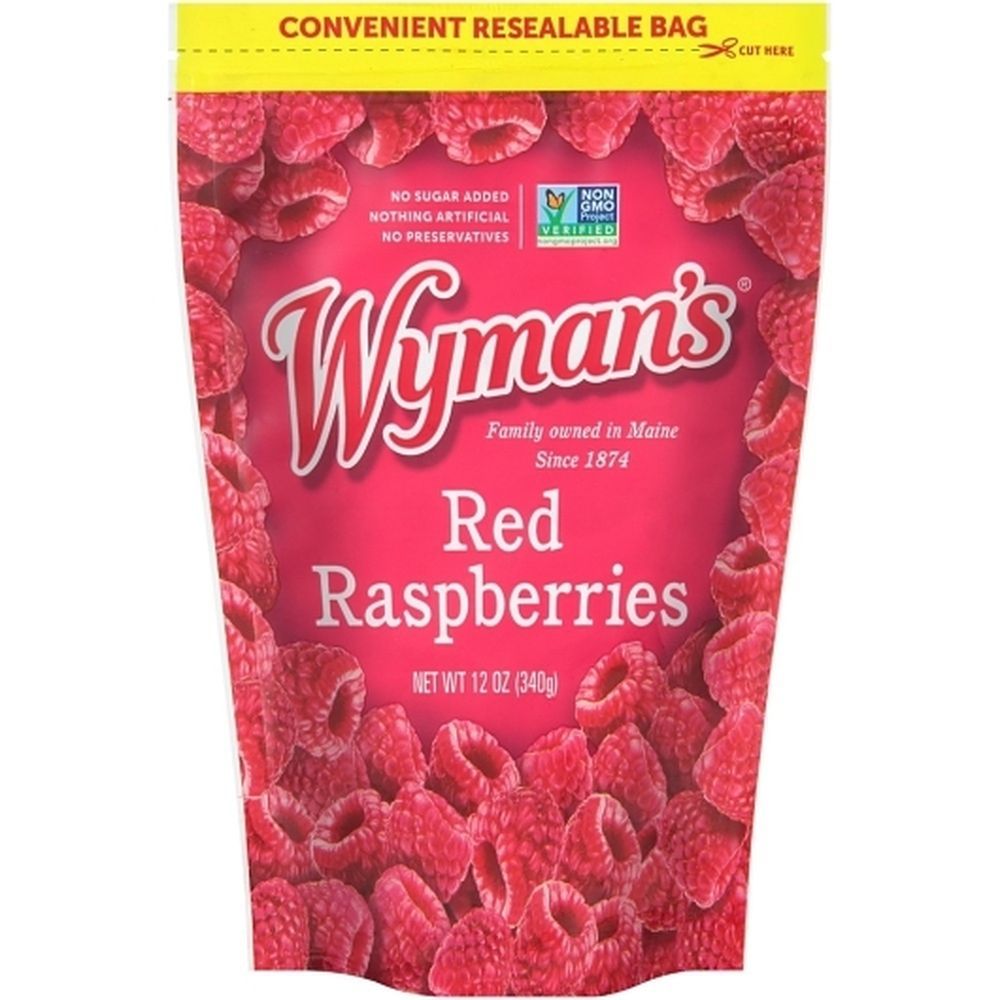 Wyman's Red Raspberries, 12 Ounce -- 12 Per Case