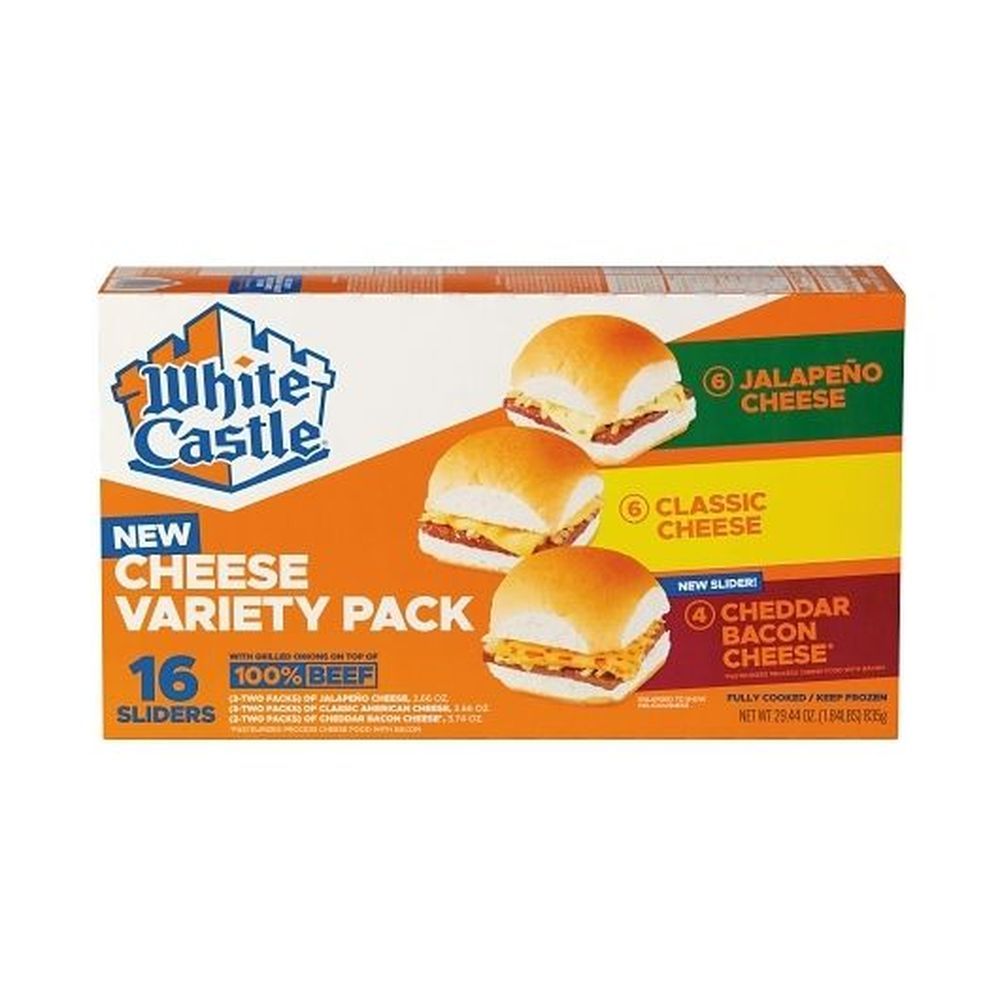 White Castle Cheese Slider - Variety Pack, 29.44 Ounce -- 6 Per Case