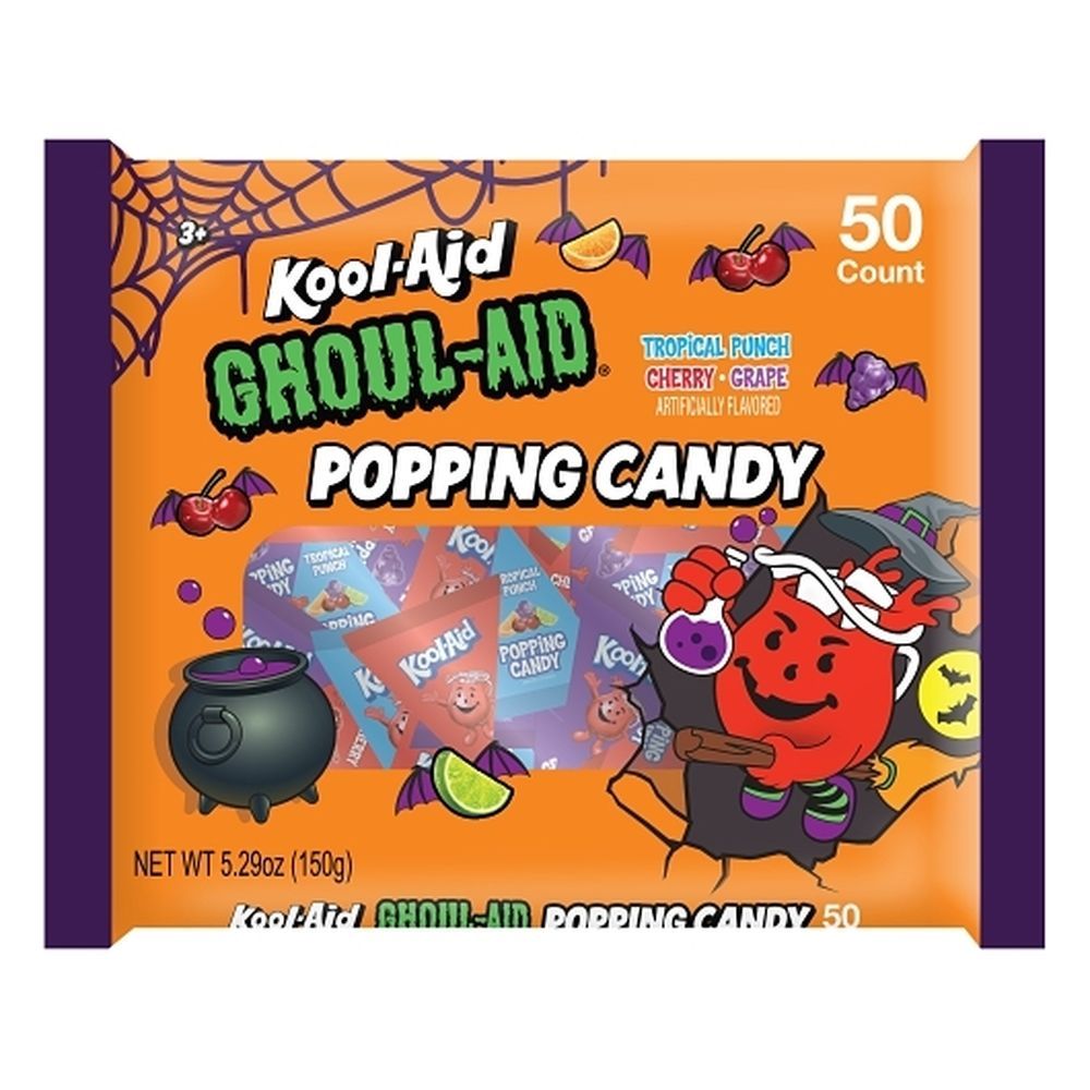 Hilco Kool-aid Ghoul-aid Halloween Popping Candy, 5.29 Ounce Laydown Bag -- 12 Per Case