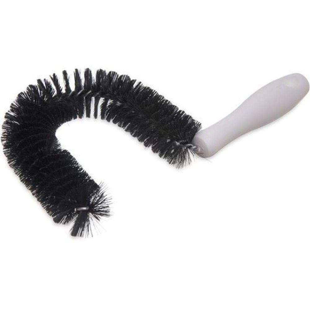 Sparta Black Curved Coffee Maker Brush With Soft Polyester Bristles, 10 Inch