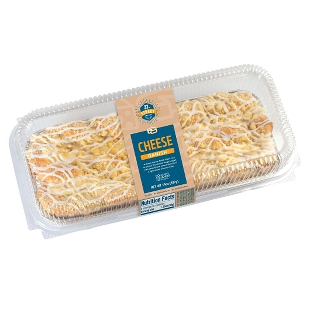 37th Street Bakery Cheese Strip Danish, 14 Ounce -- 12 Per Case