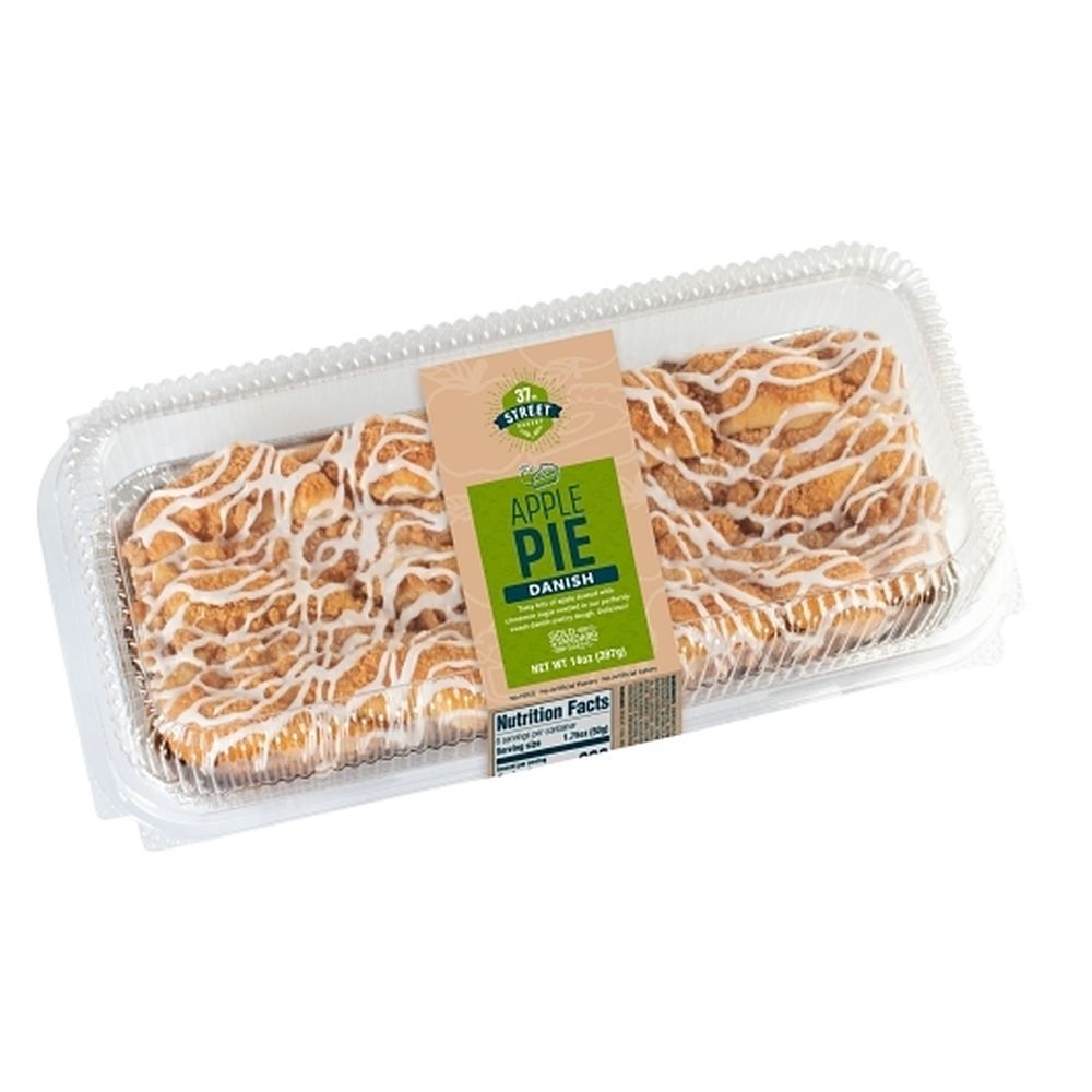 37th Street Bakery Apple Pie Danish Pastry, 14 Ounce -- 12 Per Case