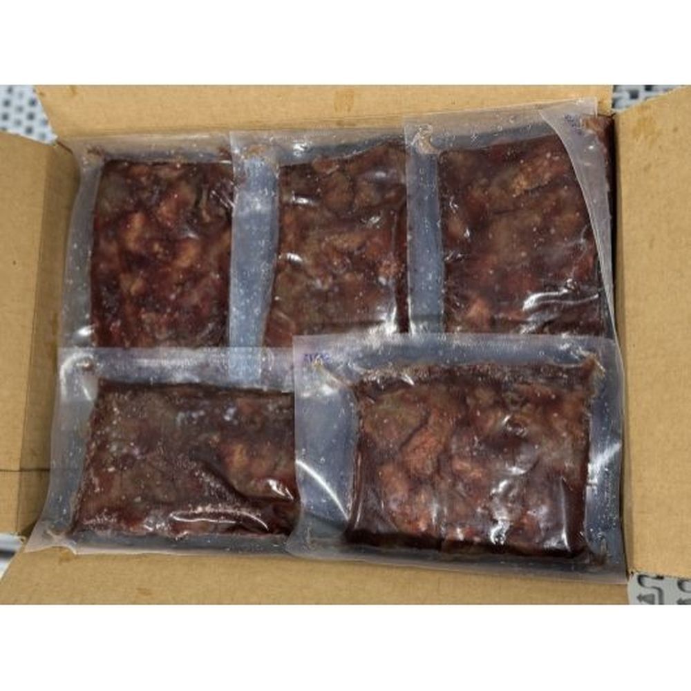 Standard Meat Fully Cooked Diced Beef Tips In Juice, 20 Pound