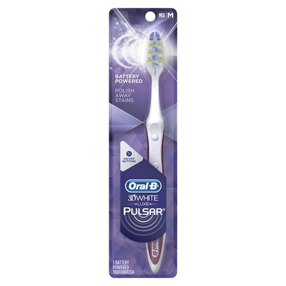 Oral-b Pulsar 35 Tufts Medium Long Handle Adult Manual Toothbrush -- 48 Per Case