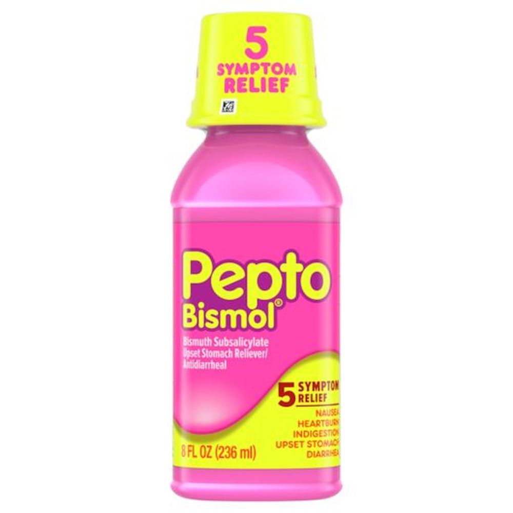 Pepto-bismol Original Multi-symptom Regular Strength Stomach Liquid, 8 Fluid Ounce -- 12 Per Case
