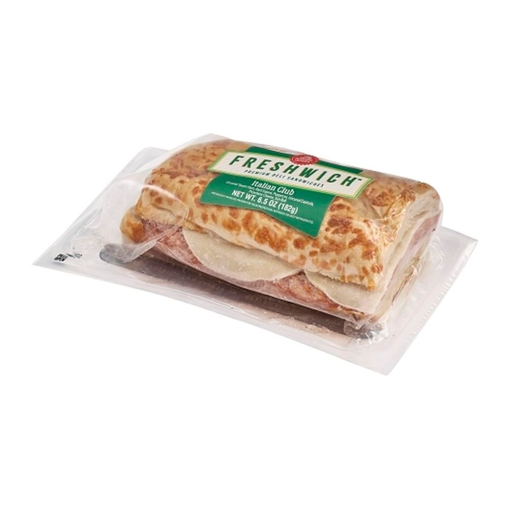 Freshwich Fully Cooked Italian Club Half Sandwich, 6.50 Ounce -- 6 Per Case