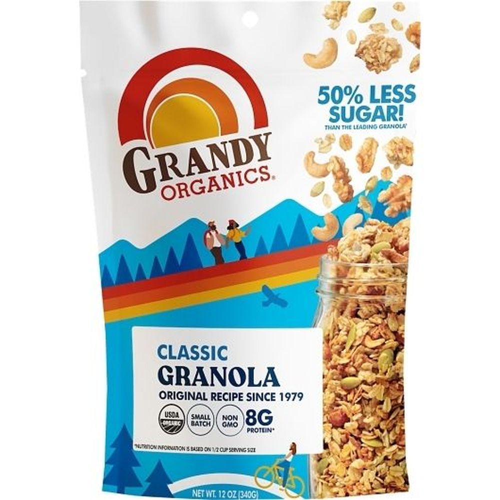 Grandy Organics Classic Granola, 12 Ounce -- 6 Per Case