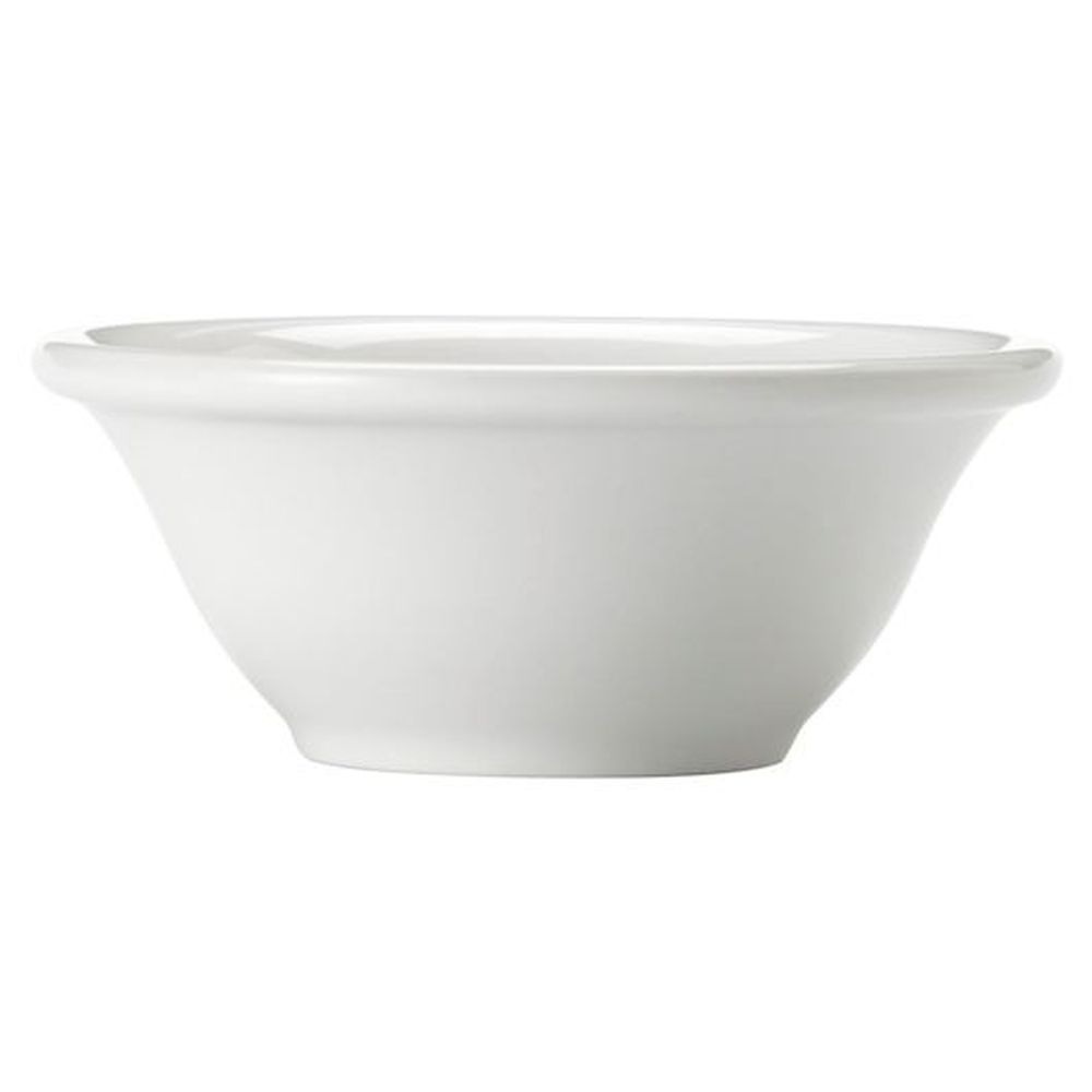 World Tableware Porcelana White Rolled Edge Fruit Bowl, 6.5 Ounce Capacity -- 36 Per Case