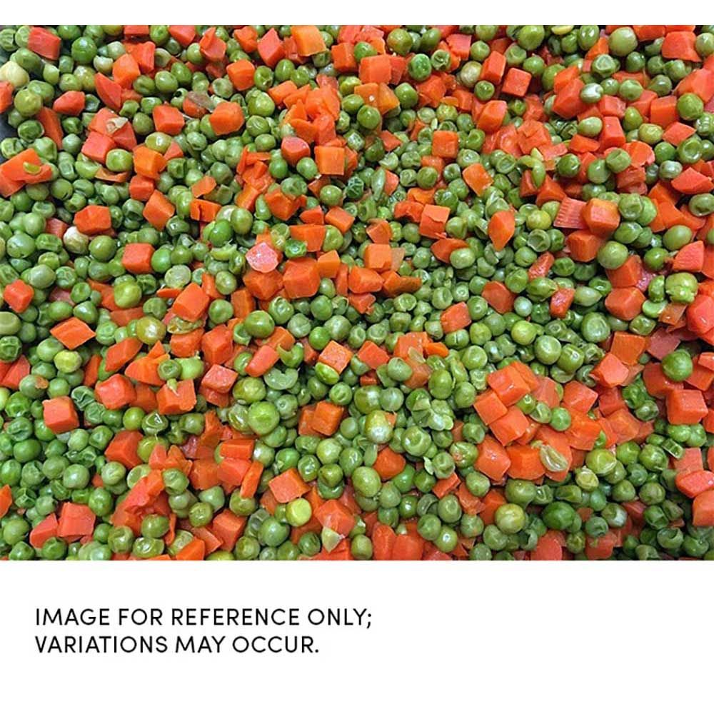 Commodity Vegetables Diced Pea And Carrot, 20 Pound