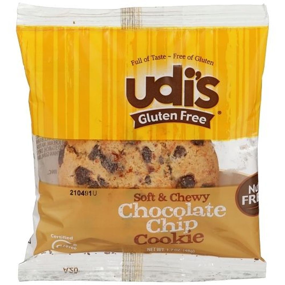 Udi's Gluten Free Chocolate Chip Cookie, 1.7 Ounce -- 36 Per Case