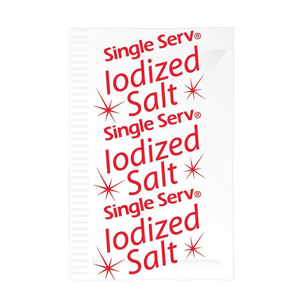 Single Serv Flat Salt Packet, 0.75 Gram -- 3000 Per Case