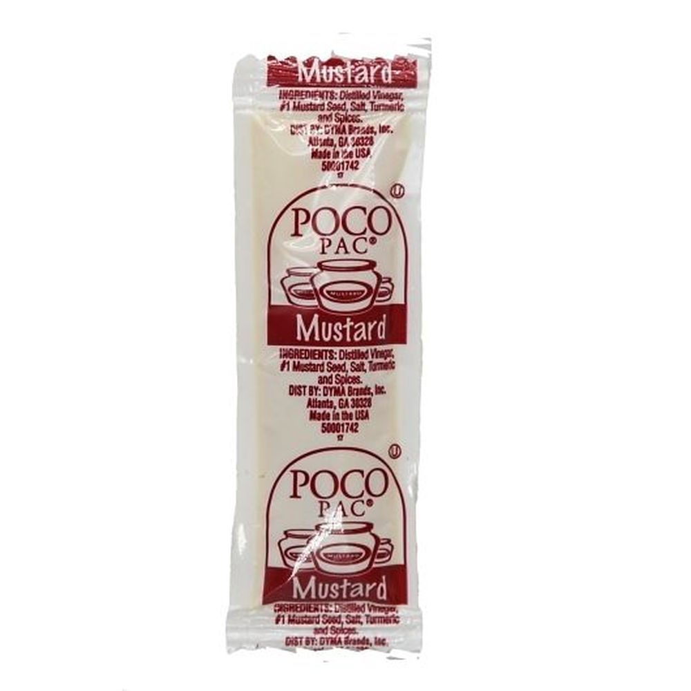 Poco Pac Mustard, 4.5 Gram -- 2000 Per Case
