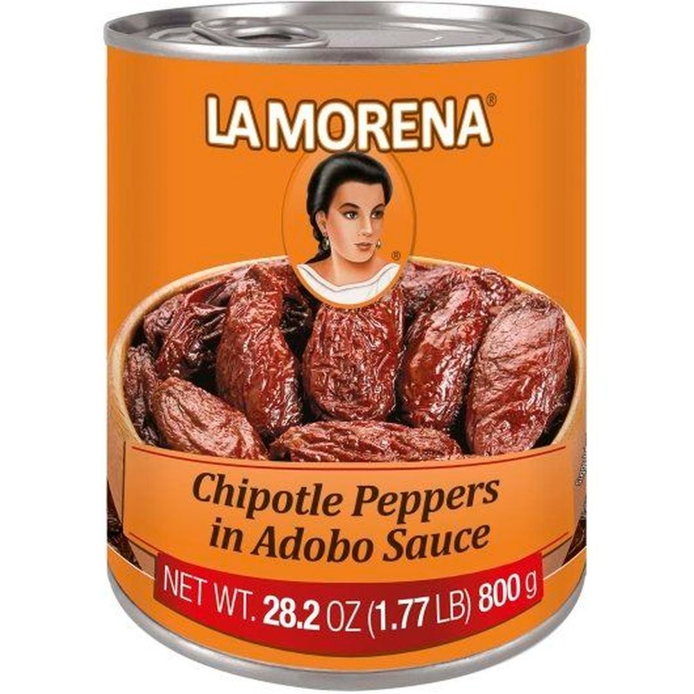 La Morena Chipotle Peppers In Adobo Sauce, 28 Fluid Ounce -- 12 Per Case
