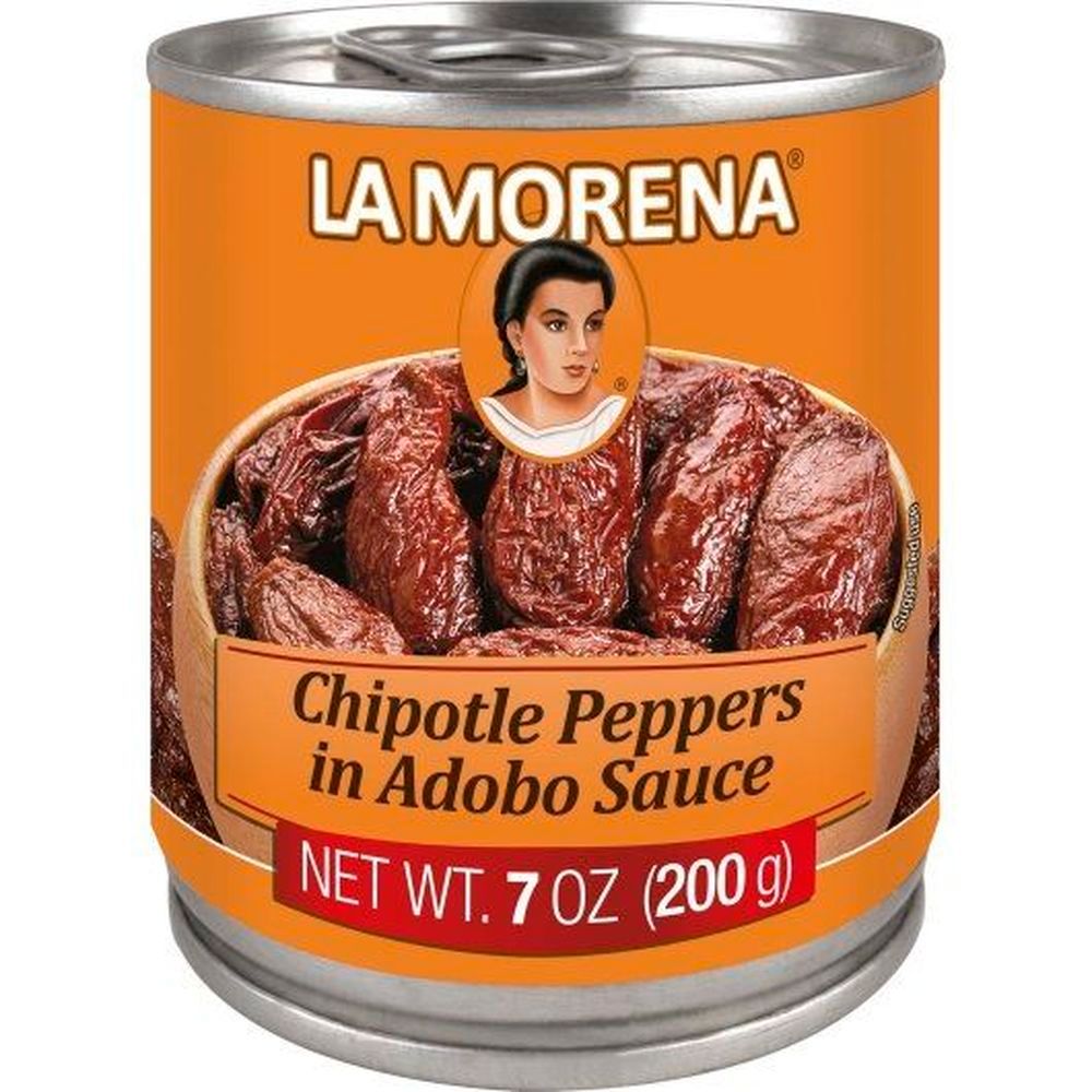La Morena Chipotle Peppers In Adobo Sauce, 7 Ounce -- 24 Per Case