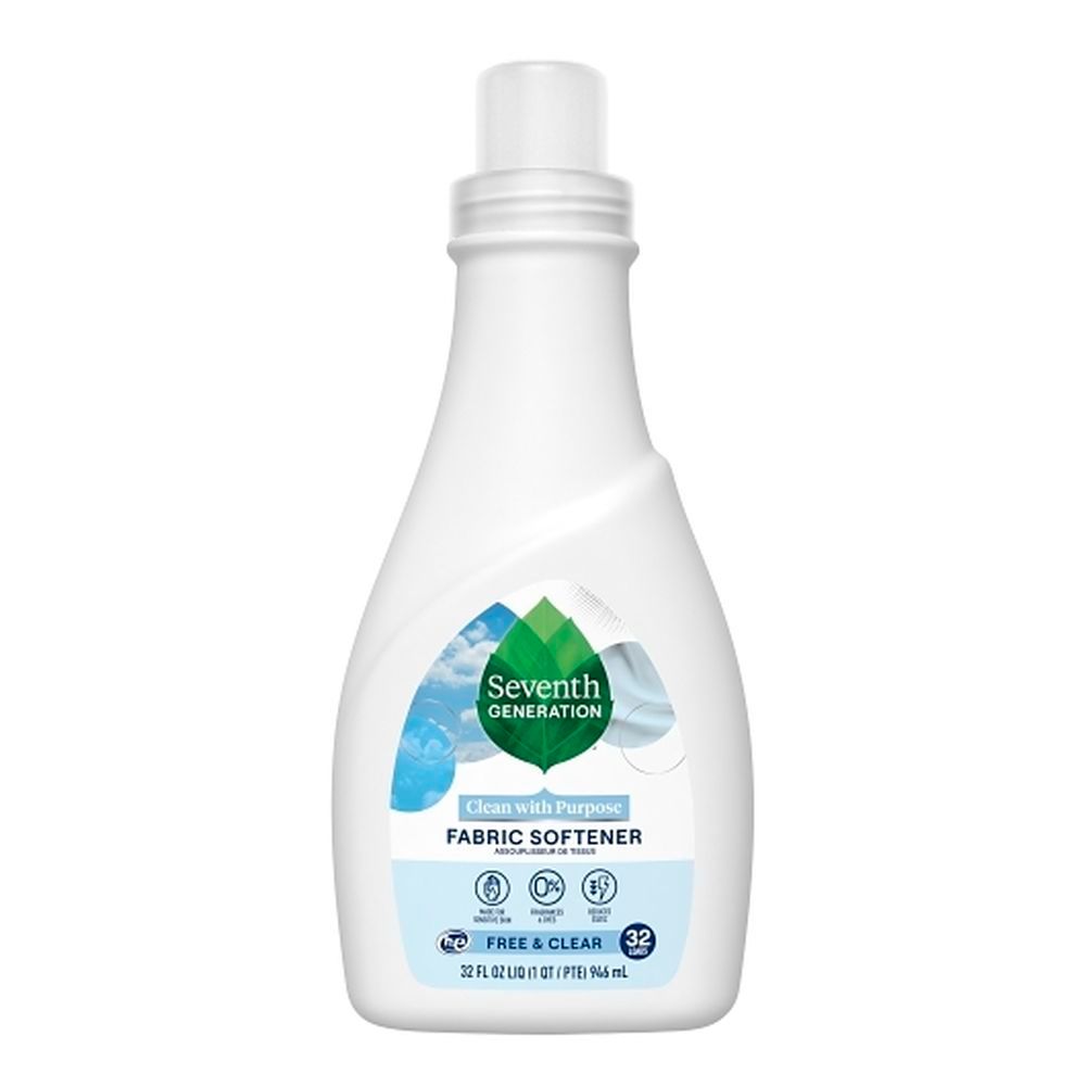 Seventh Generation Free And Clear Fabric Softener, 32 Fluid Ounce -- 6 Per Case