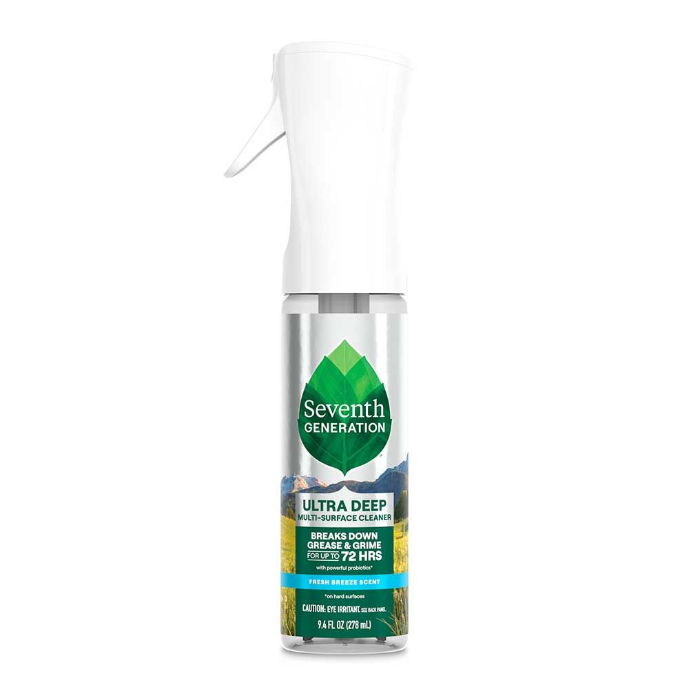 Seventh Generation Fresh Breeze Ultra Deep Multi-surface Cleaner, 9.4 Fluid Ounce -- 4 Per Case